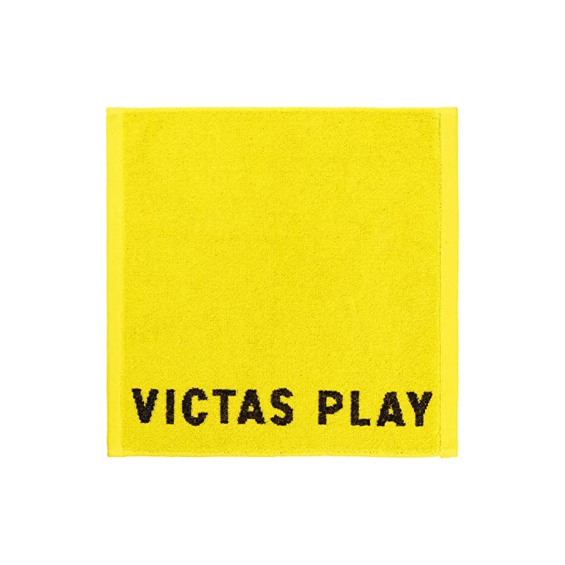 VICTAS 692301 Table Tennis Towel, Bicolor Text Logo Hand Towel,