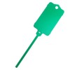 100pcs Reusable Blank Plastic Tags Ties Key Tags 1.45"*2.48" Serrated