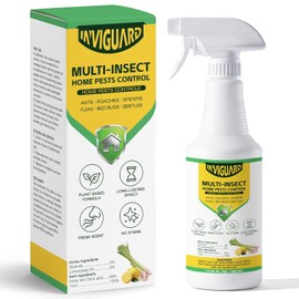 Lemongrass Oil Insect & Spider Repellent Spray Indoor & Outdoor Bug Control for Spiders, Ants, Roaches, Fleas, Bed Bugs, and More Plant-Based Formula 13.5 oz