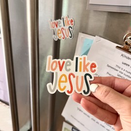 Swaygirls Christian magnets | Religious magnets | Christian faith fridge magnets | Bible verse quote magnets | Love like Jesus magnet