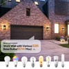 MYHXQ 9.76'' Outdoor Wall Light Fixtures 2 Packs, Waterproof Porch