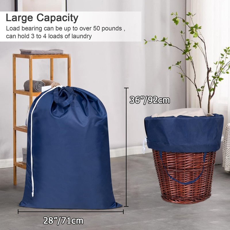 Polecasa Heavy Duty Large Laundry Bag with 130gsm Tear Resistant