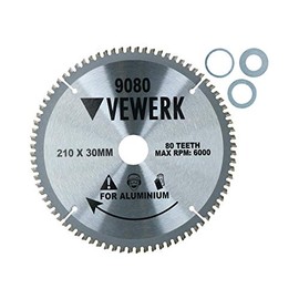 210mm x 30mm TCT Tungsten Carbide Tipped Circular Saw Blades 80 Teeth