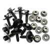 Retro-Motive Metric Body Bolts & Barbed Nuts- M6-1.0 x 25mm
