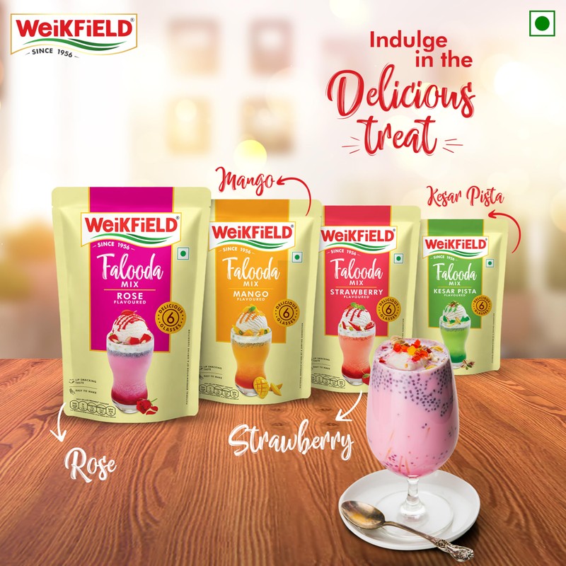 Weikfield - Falooda Mix - Rose Flavour - 200g