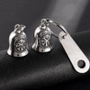 TURTLEDOVE Viking Vegvisir Motorcycle Ride Bell, Stainless Steel Guardian Motorcycle