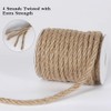 Tenn Well 6mm Jute Rope, 33 Feet Natural Craft Rope