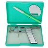 Stainless Steel Ear Piercing Gun Tool with Marker Pen Mirror