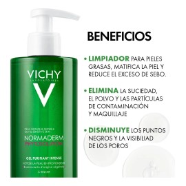 Kit Vichy Normaderm Para Piel Grasa Limpia y Protege - 2 piezas 