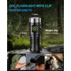 VOLISABER EDC Rechargeable Handheld Flashlight, 1600 Lumens Mini LED Powerful