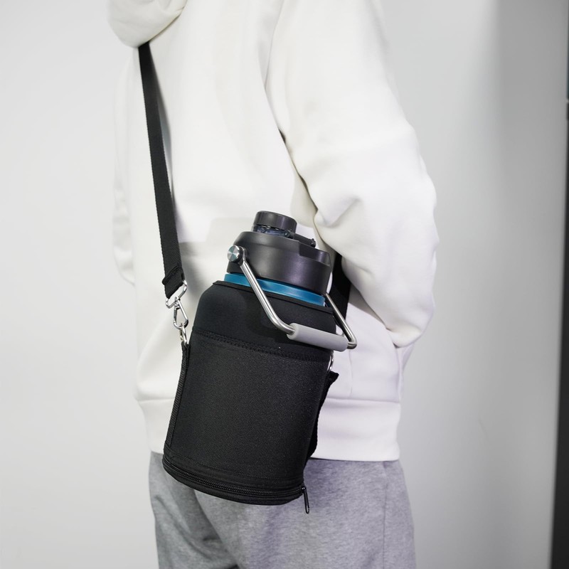 Konokyo Jug with Handle,87 oz Insulated Water Bottle with Carrying