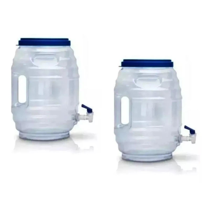 Vitrolero 2 Cocina Dispensador Vitrolero 11 Ltrs Plástico Llave Tapa