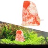 White Red Aquarium Artificial Volcano Bubble Air Stone Fish Tank
