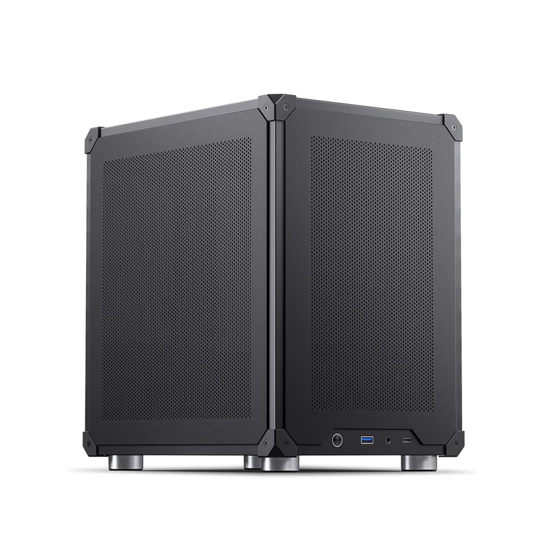 JONSBO C6 Black Mini MATX Mesh Case,Simple Compact Desktop Micro