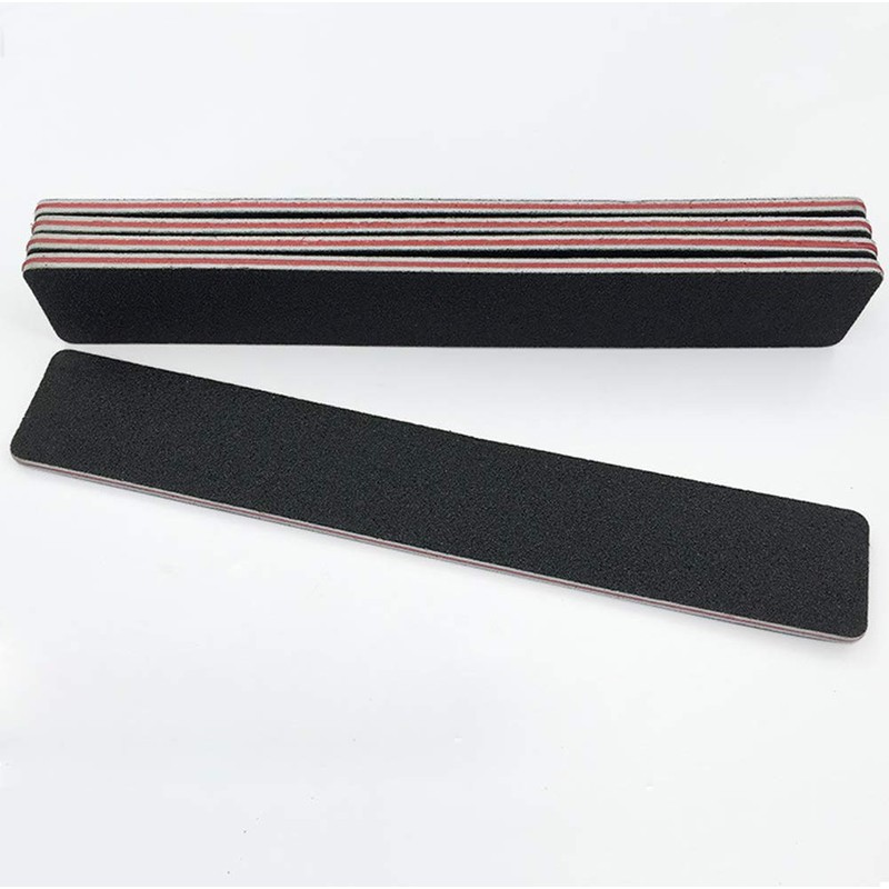 10PCS Black 60/60 Grit Rectangle Professional Washable Duplex Scrub Waterproof