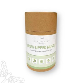 Dragonfly Products | Green Lipped Mussel Powder for Dogs and Puppies | Grain and Gluten Free | Aids Mobility | Natural Joint Support | 100g | Suitable for 12 weeks+