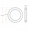 Boxonly Nitrile Rubber O-Ring Round 21 mm x 14 mm