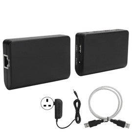 Network Extender for RJ45 T568b 480mbps Hub Adapter USB2.0 Splitter Box  100M