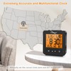 Geevon Small Digital Atomic Alarm Clock for Bedroom, Travel Table