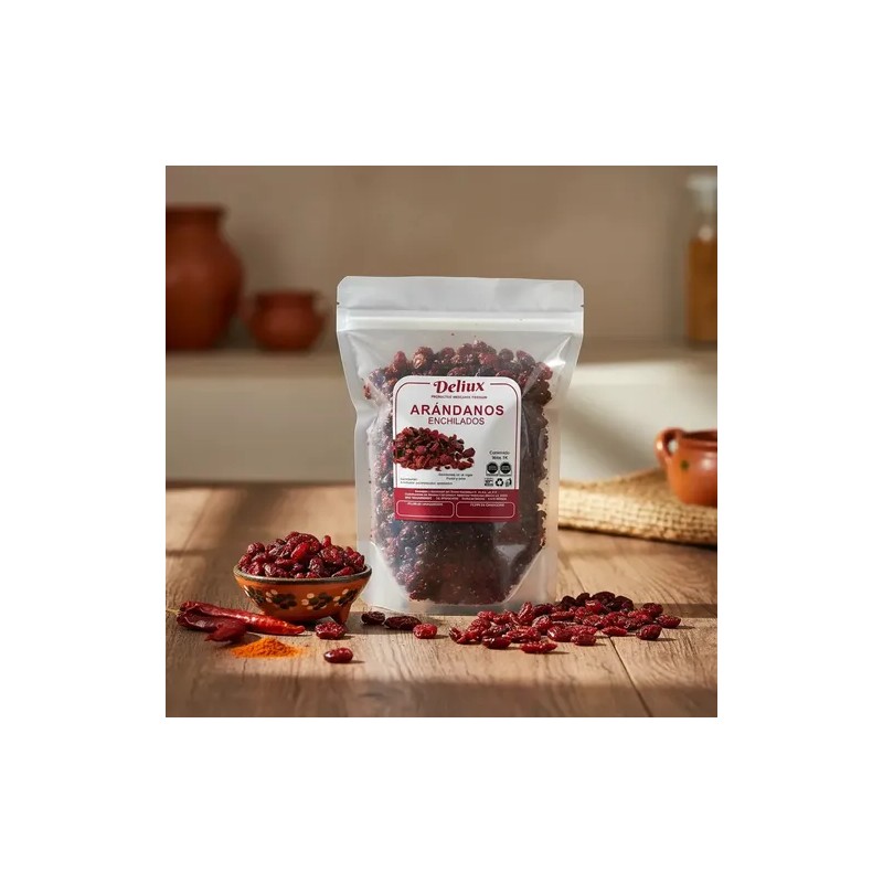 Arándanos Enchilados 1 Kg Deliux Snack Saludable