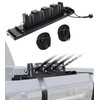 SPIRRELAB Fishing Rod Holder for Truck Tailgate – Holds 4