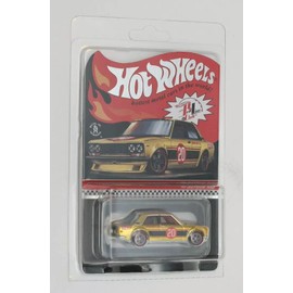 Hot Wheels 2020 RLC '71 Datsun 510, Red Line Club Exclusive (Gold)