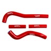 Tusk H4-RED Radiator Hose Kit Red