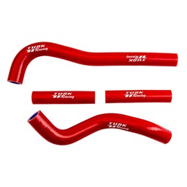 Tusk H4-RED Radiator Hose Kit Red