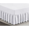 Plain 100% Egyptian Cotton Fitted Valance Sheet | Easy Care