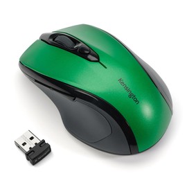 Kensington Pro Fit Mid-Size Wireless Mouse, Emerald Green (K72424AM)