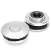 Universal Push Button Billet Hood Pins Lock Clip Kit Aluminum