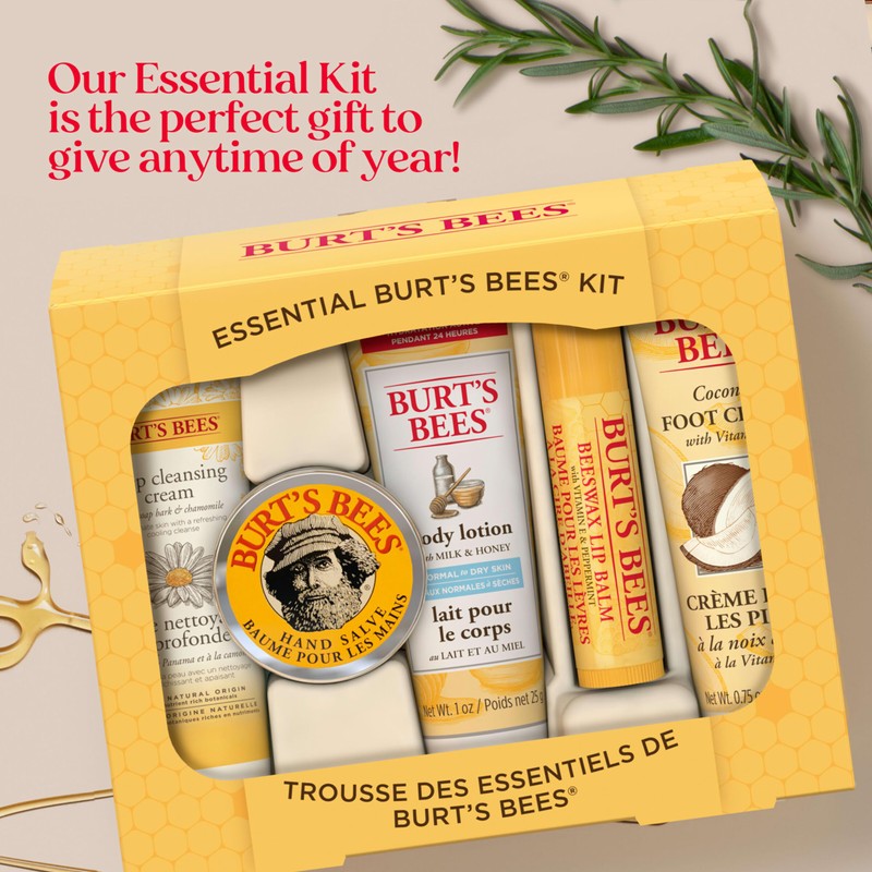 Burt's Bees Gifts Ideas - Essential Everyday Beauty Set, 5