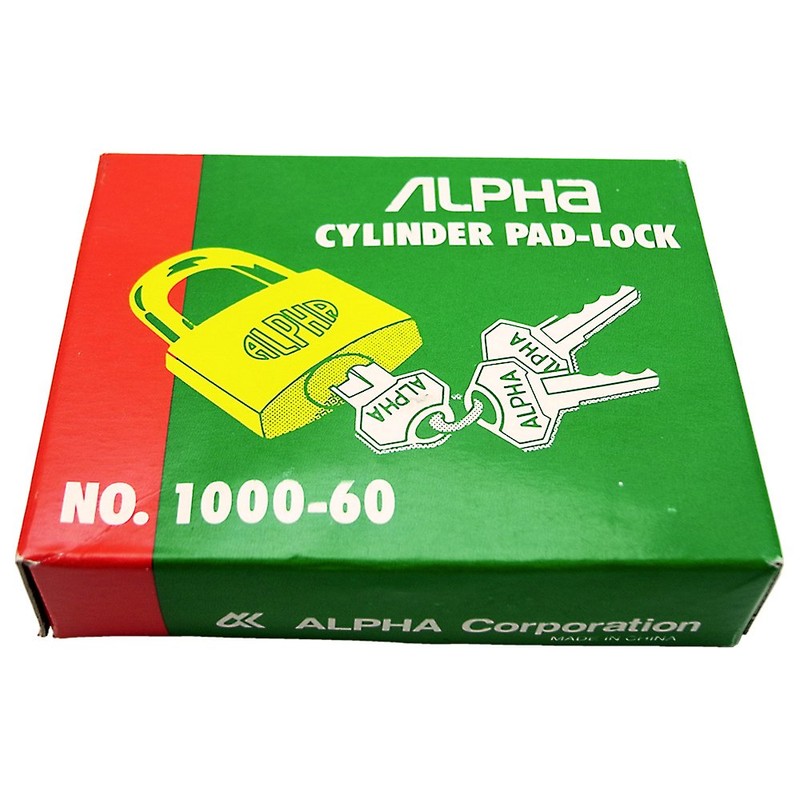 ALPHA (Alpha) Padlock NO.1000-60