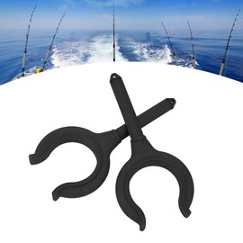 Pwshymi Marine-Ruderschloss, Zweiteiliger, Sicherer, Stabiler, Ergonomischer Ruderblock aus Kunststoff für Jollenyachten (Schwarz)