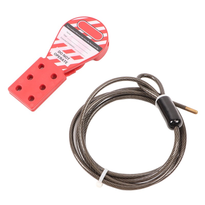 Tagout Cable Lock Rugged Reliable Rustproof 6 Hole Stainless Steel