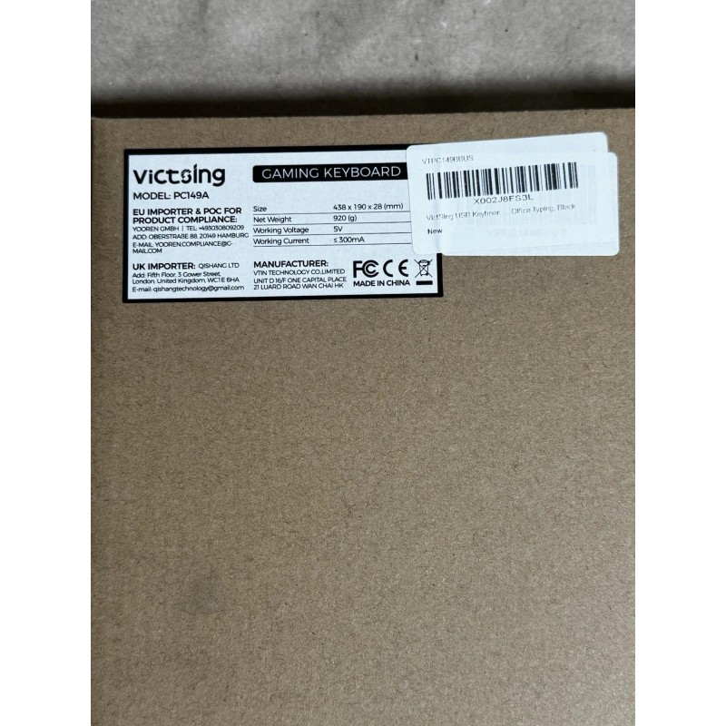 Victsing PC149A Illuminated Wired Gaming Keyboard