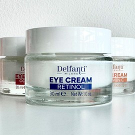 Delfanti-Milano- • CREMA REPARADORA PARA OJOS CON RETINOL • Antienvejecimiento • Reduce las líneas finas • Resultado rápido • Vegana • Fabricada en Italia