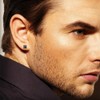 Tarsus Black Cubic Zirconia Earrings Black Stud Earrings for Men