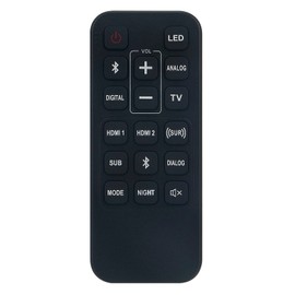 Replacement Soundbar Remote fit for KLIPSCH Cinema 700, Cinema 800, Cinema 1200 Surround Sound System