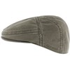 Stetson Paradise Mens Cotton Peaked Cap - Flat Cap with