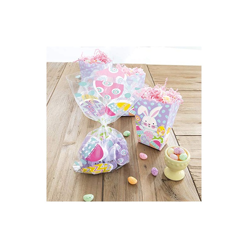 Lilac Easter Treat Boxes - 6 Pcs