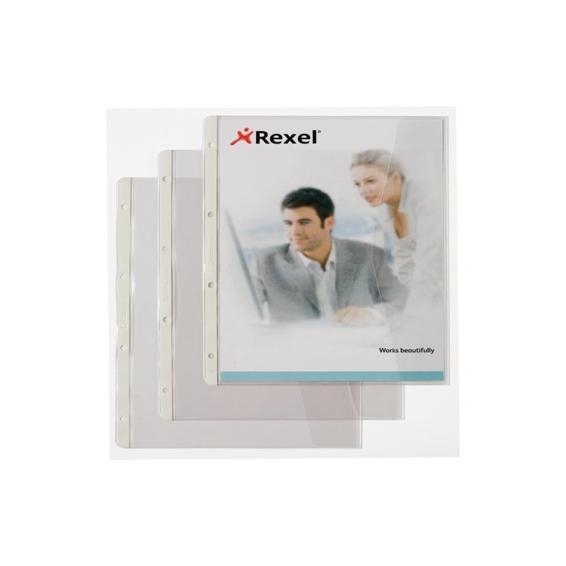 Rexel 22378490 Document Wallets with Standard Punched Flap A4 Polypropylene