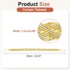 uxcell 2Pcs Curtain Tiebacks, 58cm/23 Braided Drapery Holdback Holder Decorative