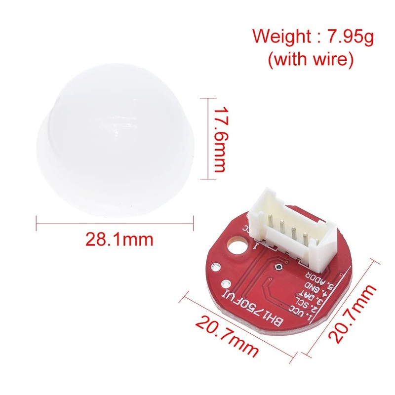 DollaTek BH1750 BH1750FVI Chip Light Intensity Digital Light Sensor Module