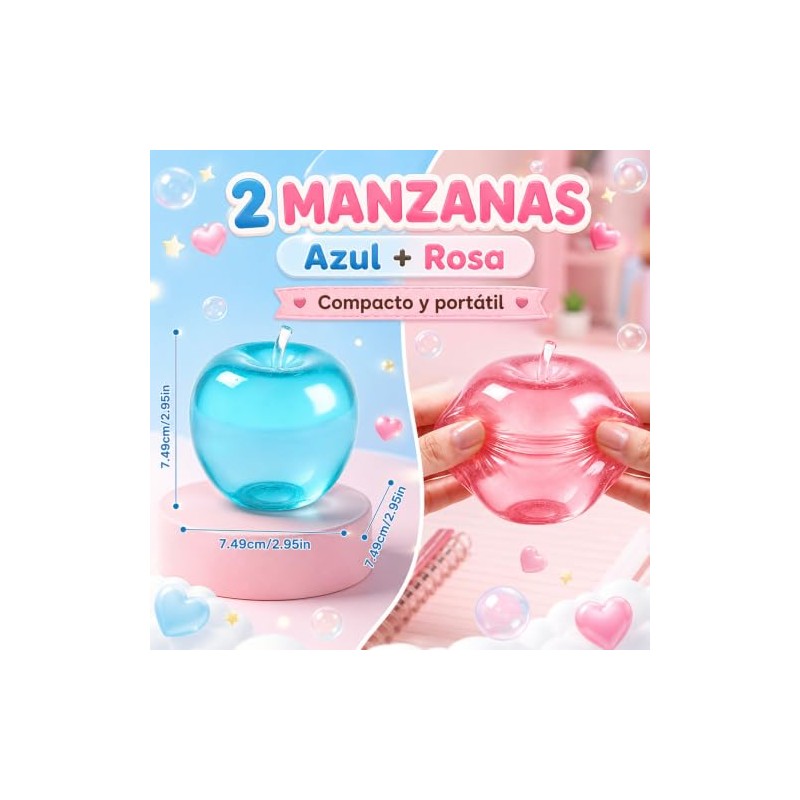 Squishy de Levantamiento Lento, con Bolas de Estrés, Apple Squishy