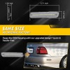 OFFKAT 2X Clear White LED Rear Side Marker Light For