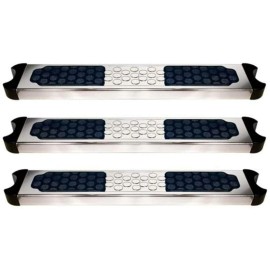 HydroTools Swimming Pool Stainless Steel Replacement Ladder Step - 3 Pack