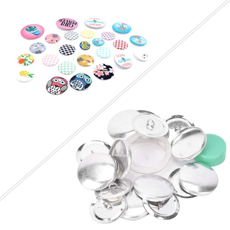 Watris Veiyi Cover Button Kit, Fabric Covered Button Kit, Flat