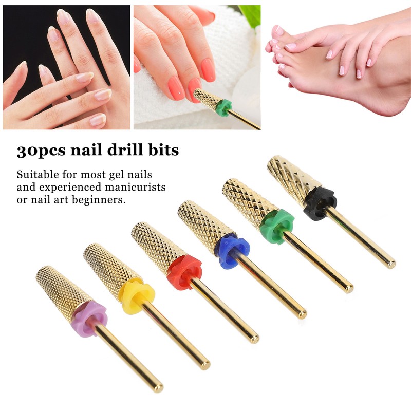 Nail Grinder Bits Stainless Steel Shaping Cutting Accessory Nail Grinding