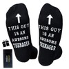 ZXGXLAW Funny Socks Best Ever Dad Birthday Christmas Gifts Idea